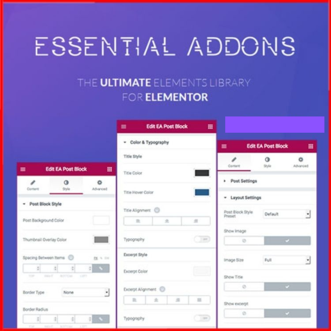Essential Addons for Elementor