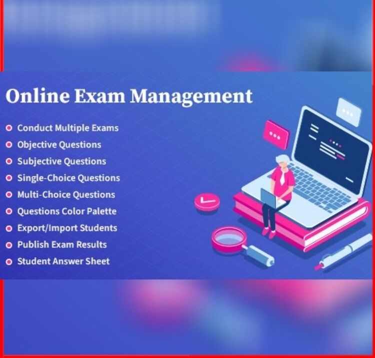 Online Exam Management – Education & Results Management