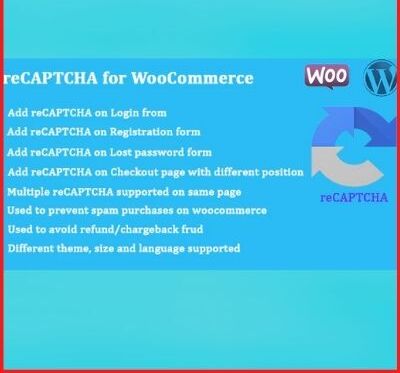 reCAPTCHA for WooCommerce